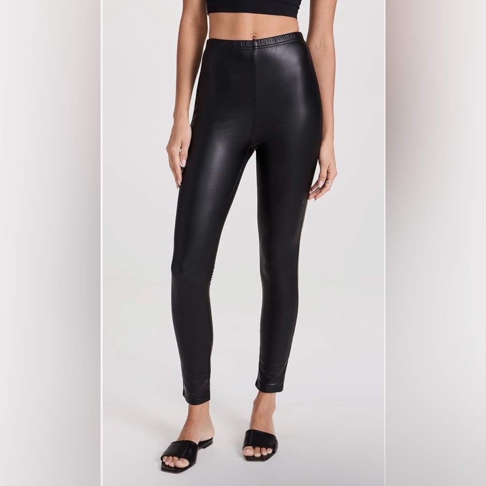 Black Pants Faux leather